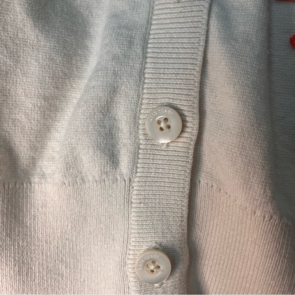 Kate Spade Floral Ribbon Button Up Cardigan - Picture 11 of 16